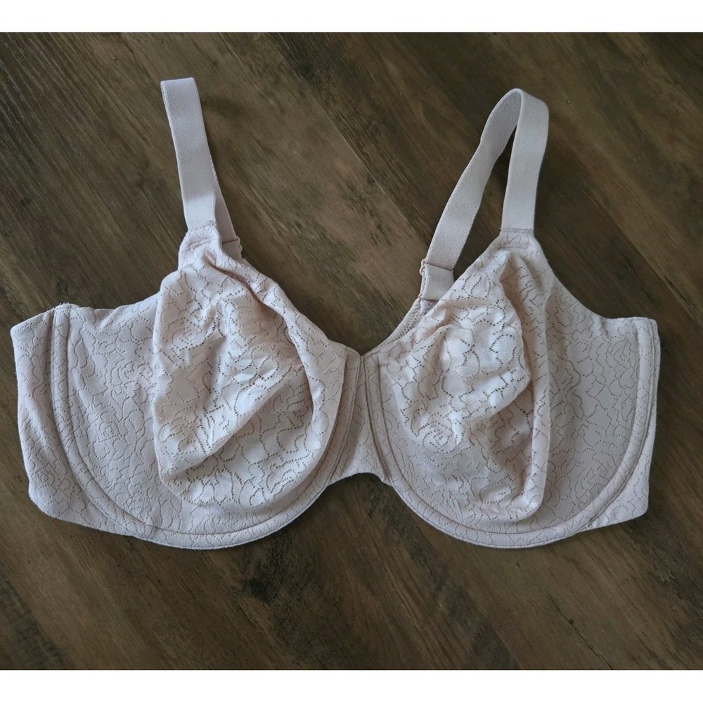 Wacoal 855345 Inside Job Side Support Seamless Underwire Bra Sand Size 42DDD